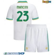 Maglie da calcio AS Roma Gianluca Mancini #23 Terza Maglia Bambino 2025-26 Manica Corta (+ Pantaloni corti)